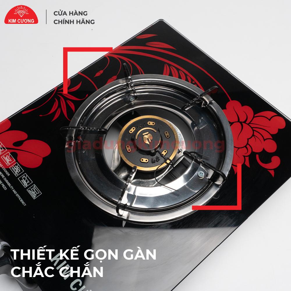 Bếp Gas Đơn Dương Kính Cường Lực Kim Cương [ Bảo Hành Chính Hãng 12 Tháng]