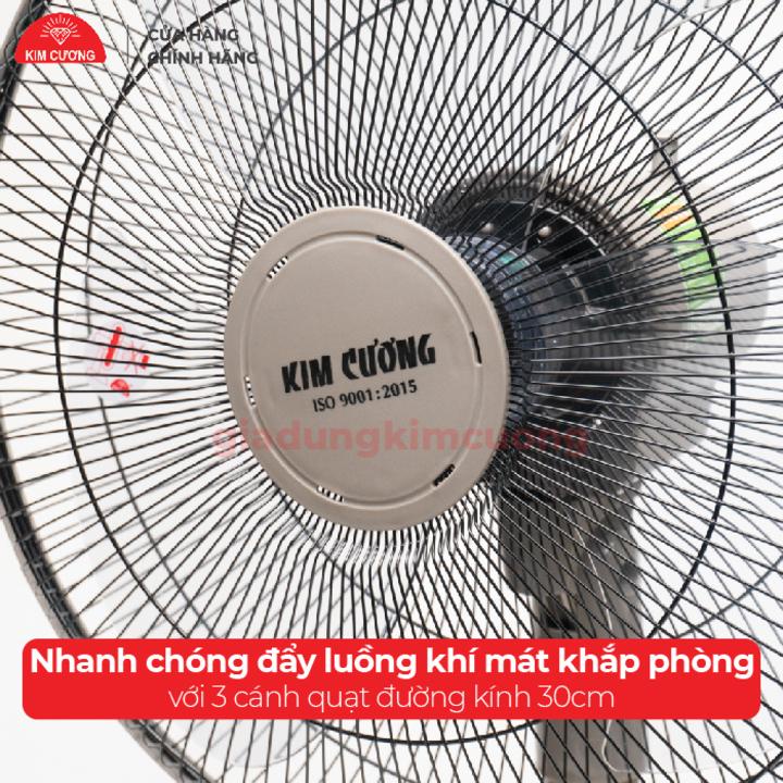 Quạt Lỡ Kim Cương - Quạt Đứng Lỡ B4 Ống Nhựa [Bảo Hành Chính Hãng 12 Tháng]