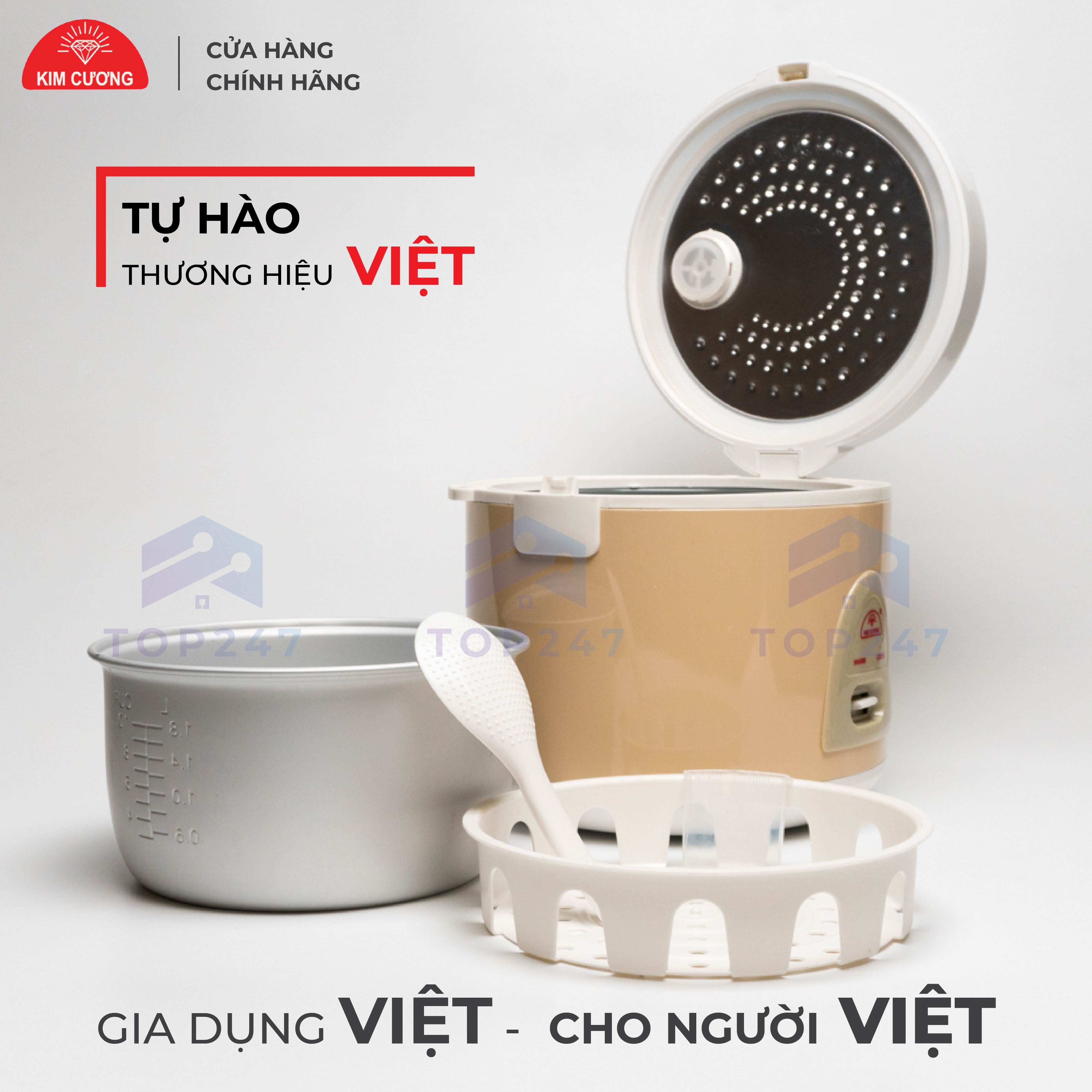 Nồi Cơm Điện Kim Cương - Nắp Gài 1.8 Lít [Chính Hãng]