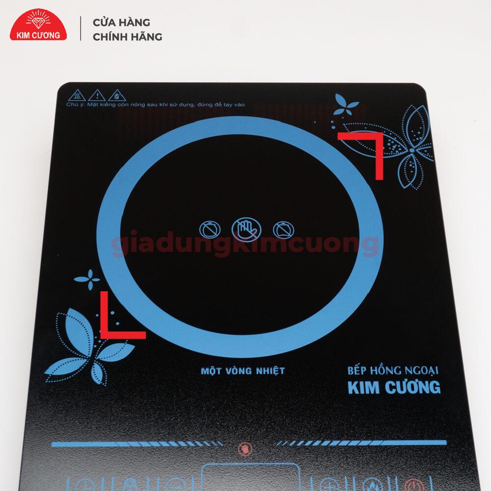 Bếp Hồng Ngoại Kim Cương Thân Nhựa [Bảo Hành Chính Hãng 12 Tháng]