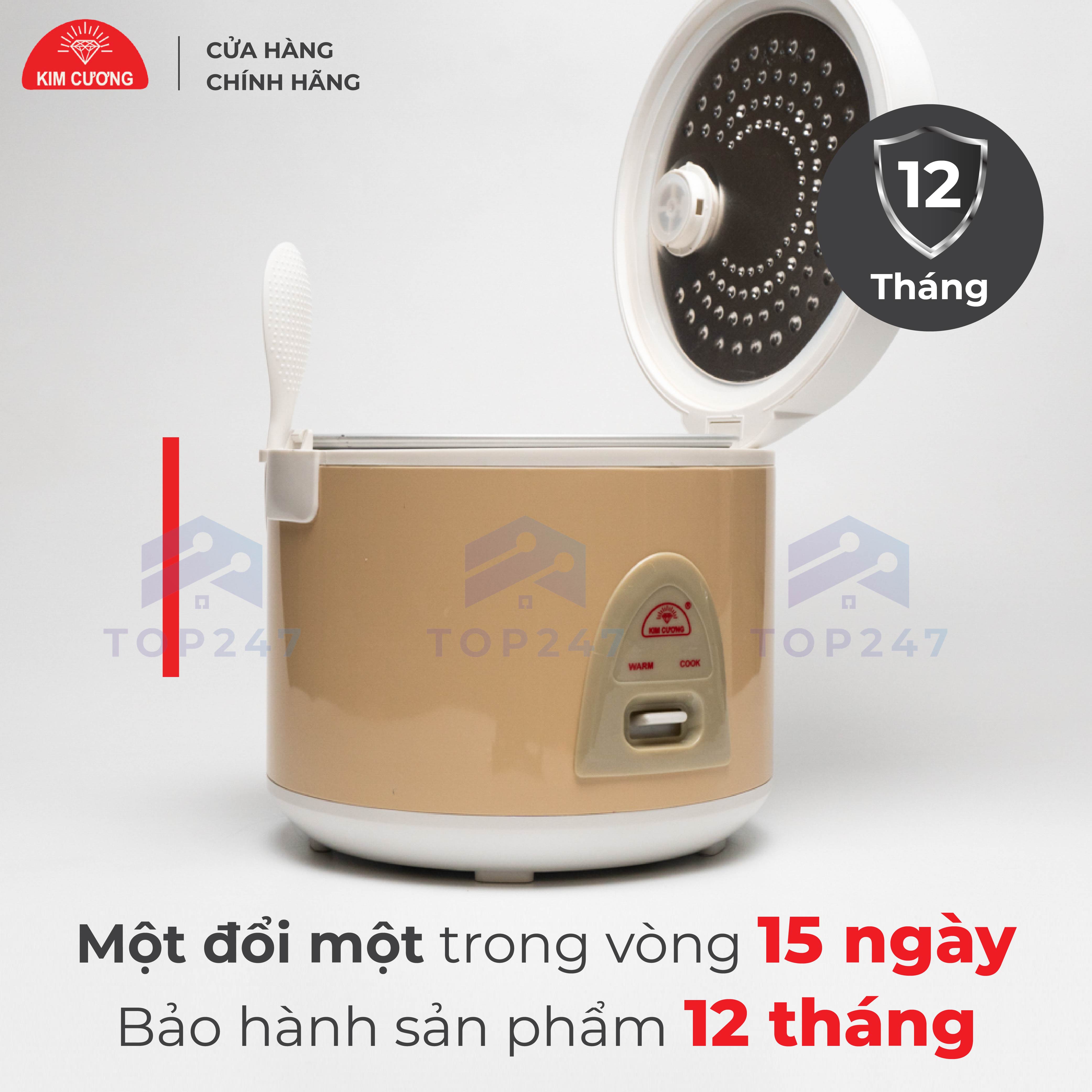 Nồi Cơm Điện Kim Cương - Nắp Gài 1.8 Lít [Chính Hãng]