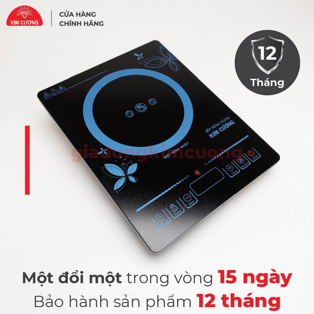 Bếp Hồng Ngoại Kim Cương Thân Nhựa [Bảo Hành Chính Hãng 12 Tháng]