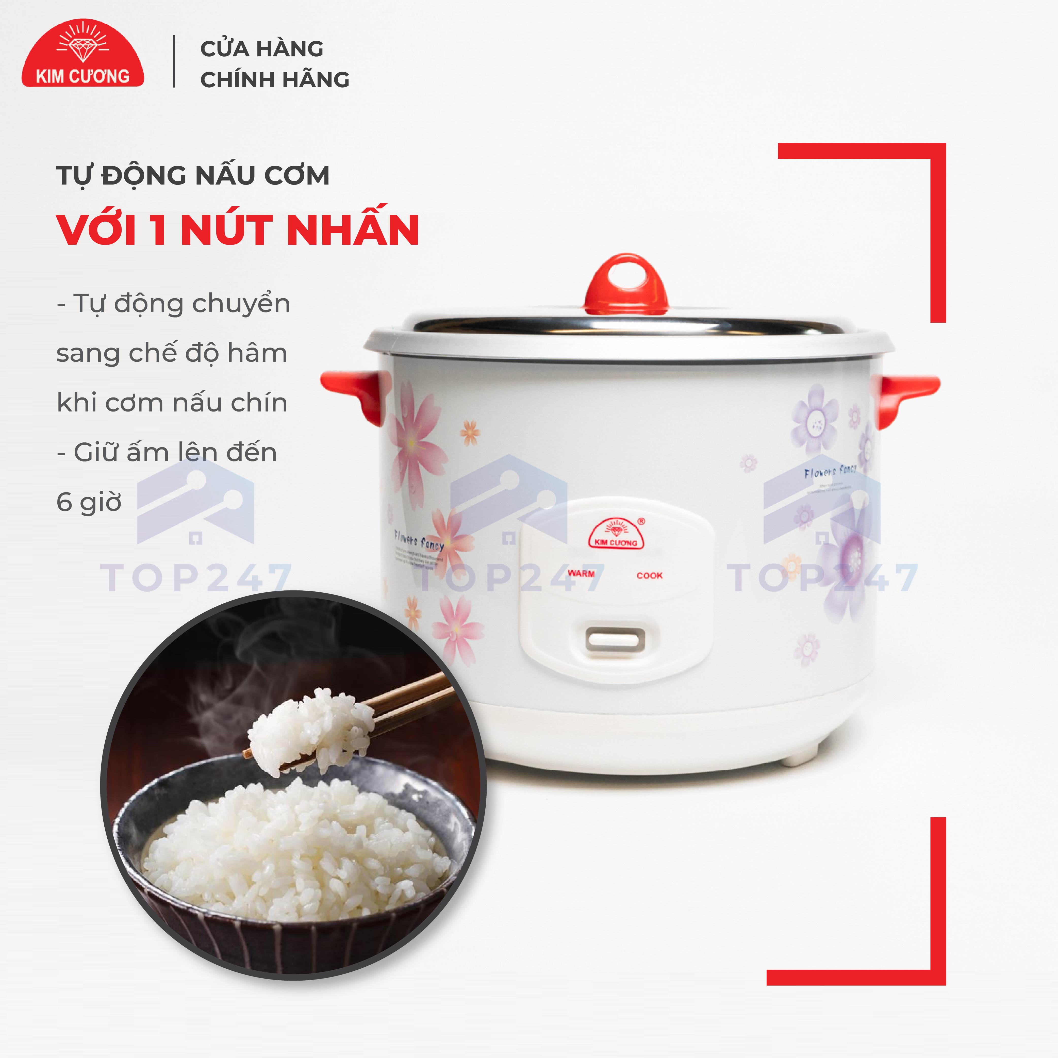 Nồi Cơm Điện Kim Cương 2.8 Lít Nắp Rời