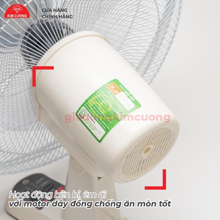 Quạt Treo Tường Remote Kim Cương - Điều Khiển Từ Xa [Bảo Hành Chính Hãng 12 Tháng]