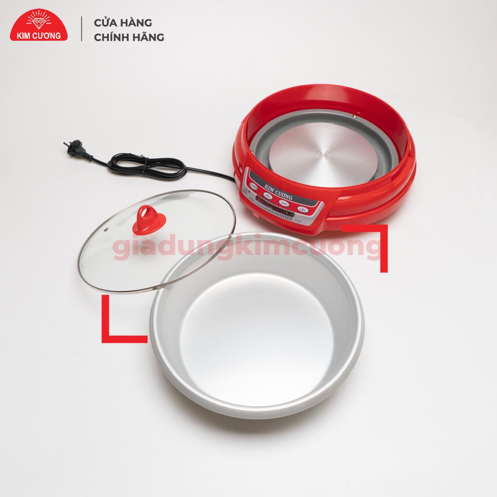 Nồi Lẩu Điện Đa Năng Kim Cương - Dung Tích 3.5 Lít [Bảo Hành Chính Hãng 1 Đổi 1]