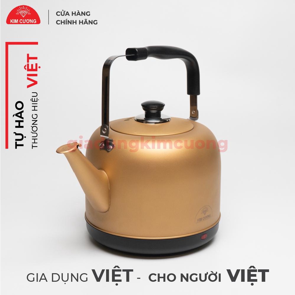 Ấm Đun Nước 6 Lít Kim Cương - Đun Nhanh [Bảo Hành Chính Hãng 12 Tháng]