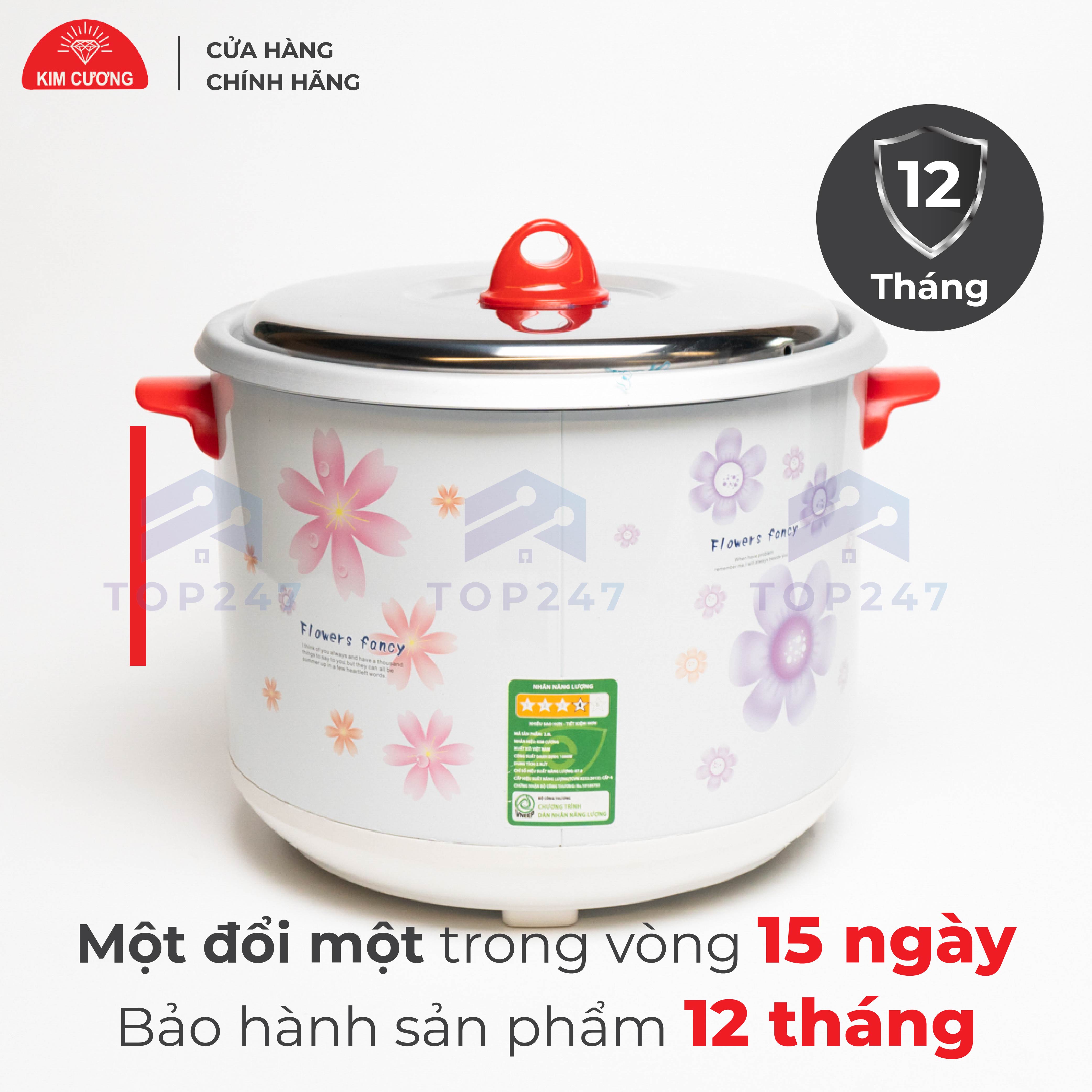 Nồi Cơm Điện Kim Cương 2.8 Lít Nắp Rời