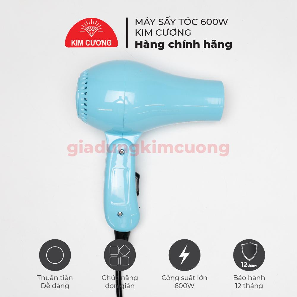 Máy Sấy Tóc Kim Cương 600W - Máy Sấy Tóc Mini 2 Tốc Độ [Bảo Hành 1 Đổi 1]