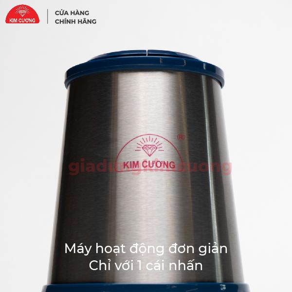 Máy Xay Thịt Đa Năng 2 Lít Kim Cương - 4 Lưỡi Dao Thép Không Gỉ [Bảo Hành 1 Đổi 1]