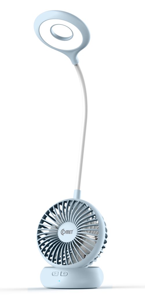 ĐÈN BÀN SẠC LED KẾT HỢP QUẠT - CT176W/B