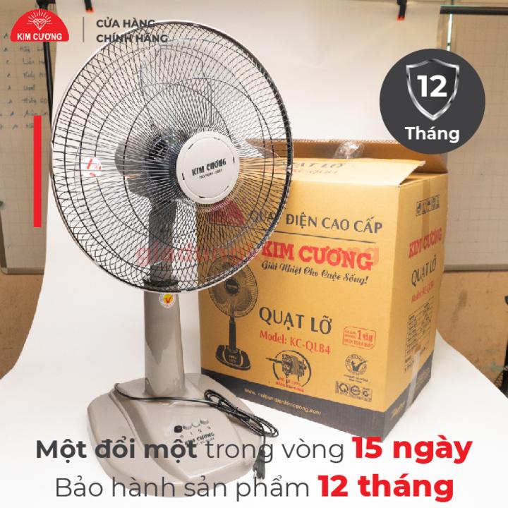 Quạt Lỡ Kim Cương - Quạt Đứng Lỡ B4 Ống Nhựa [Bảo Hành Chính Hãng 12 Tháng]