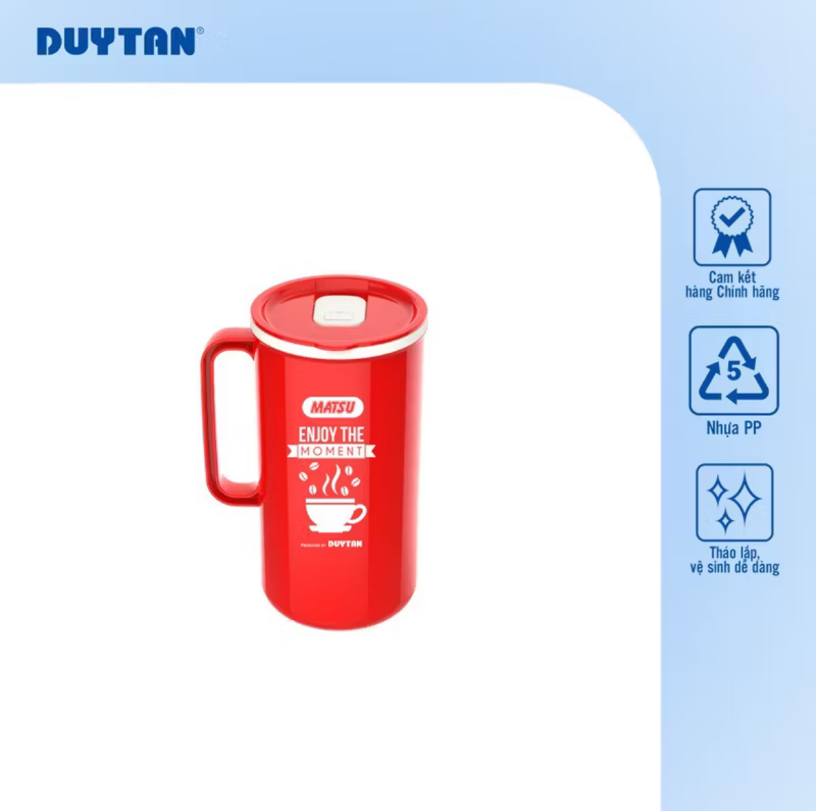 CA TRÒN MATSU 750ML DUY TÂN – TIỆN DỤNG, AN TOÀN, GIỮ NHIỆT HIỆU QUẢ