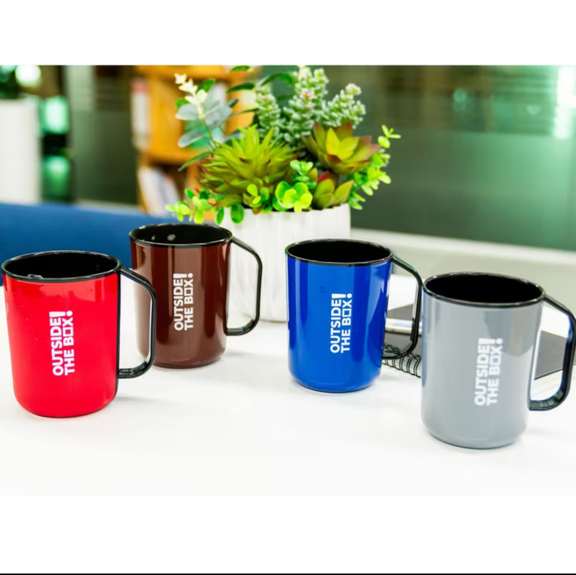 Ca quai 2 màu 500ml, ca uống nước, ly uống nước đa sắc màu hiện đại bắt mắt, nhựa Duy Tân