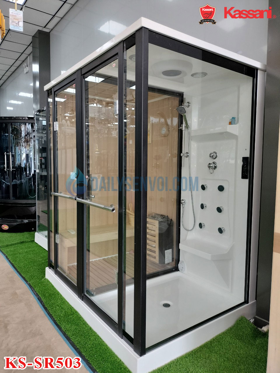 Phòng xông hơi khô ướt kết hợp Kassani KS-SR501