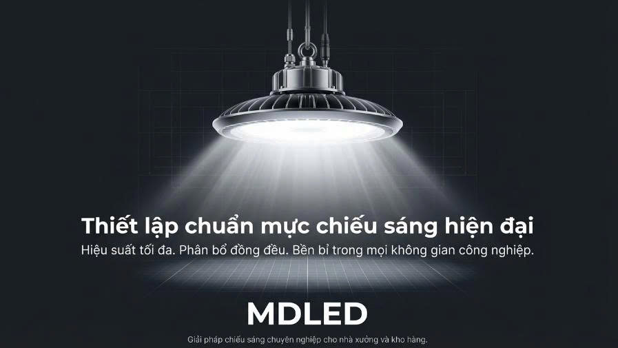 Cách Chọn Đèn LED Nhà Xưởng Phù Hợp Cho Nhà Máy