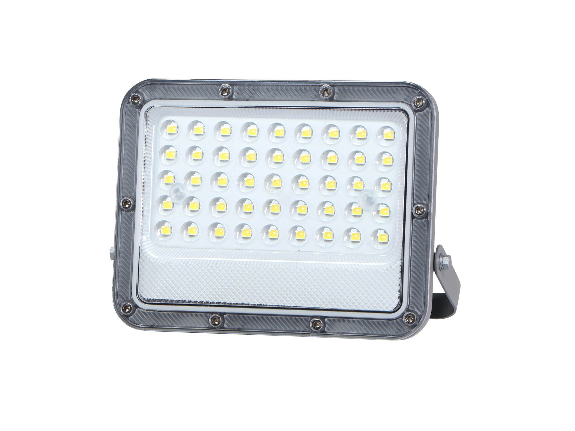 Đèn led pha thấu kính KINGECO 30w, vỏ xám, Chip LUMILEDS 2835