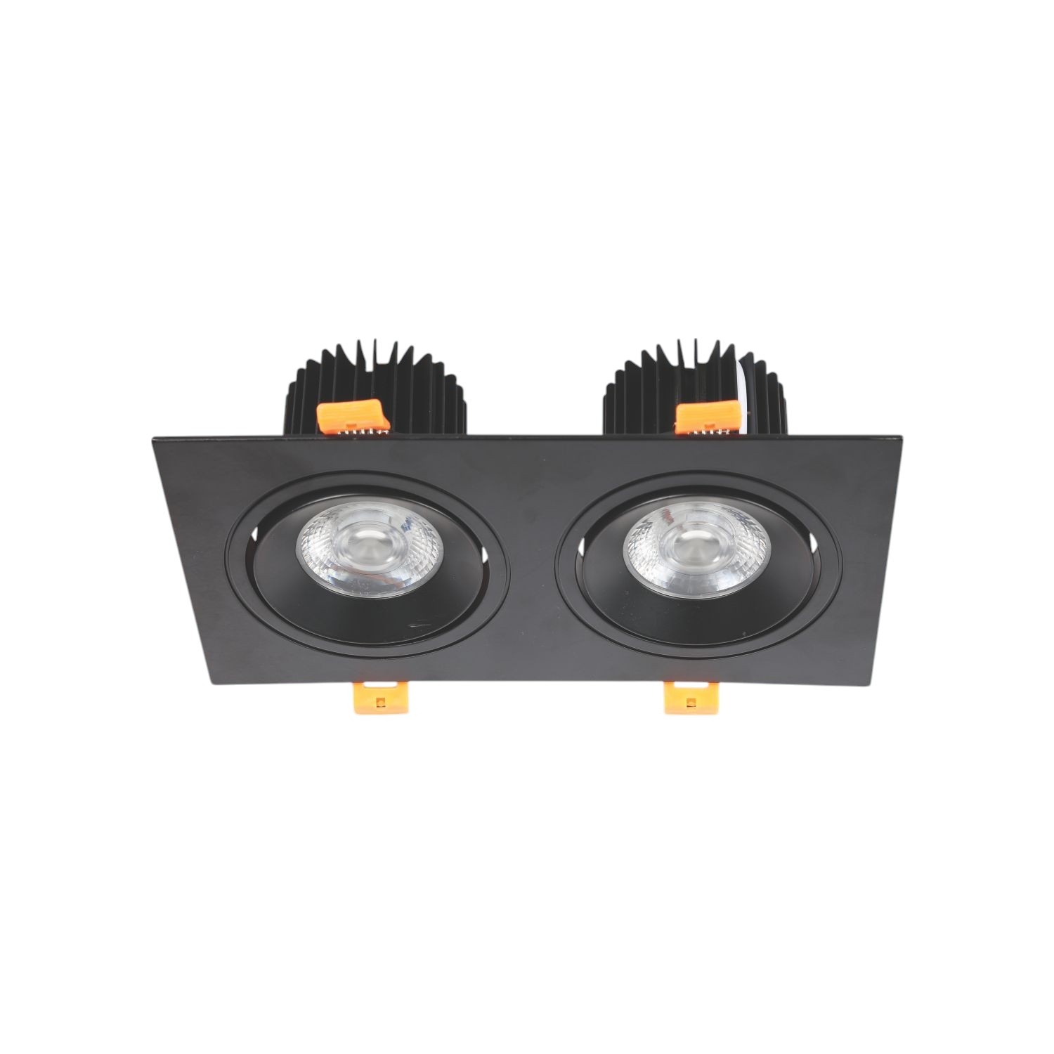 Đèn LED downlight Vuông Âm Trần Đôi Chỉnh Góc 9W/12W*2 Anfaco AFC 767/2