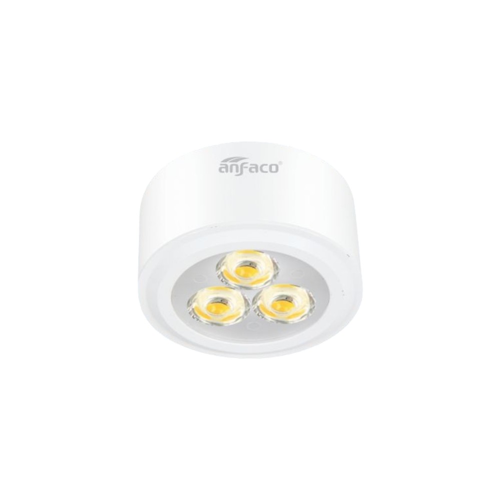 Đèn LED Gắn Nổi Mắt Ếch 3W-9W ANFACO AFC 643T-Vỏ Trắng