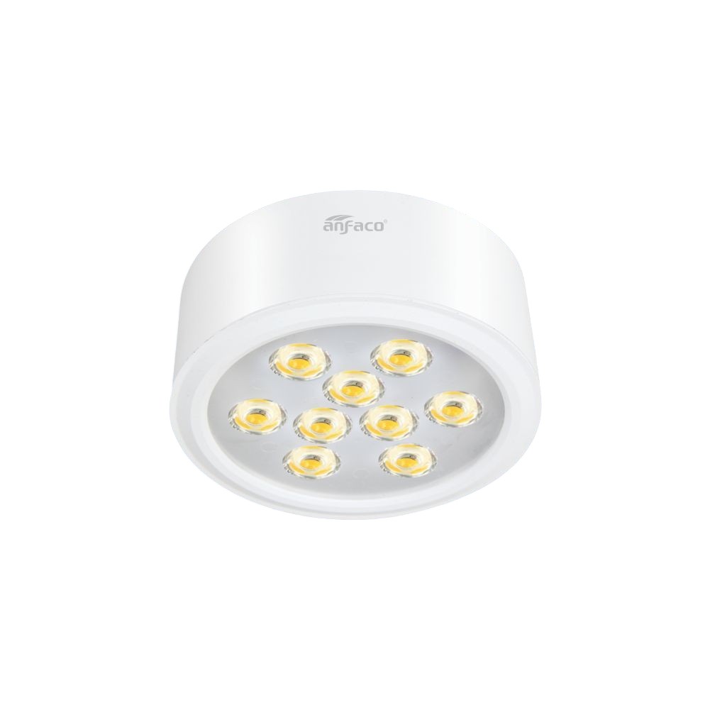 Đèn LED Gắn Nổi Mắt Ếch 3W-9W ANFACO AFC 643T-Vỏ Trắng
