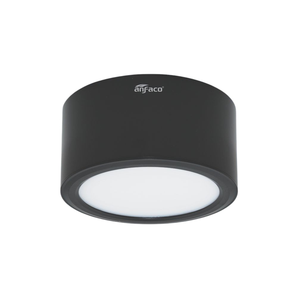 Đèn LED Gắn Nổi 3W-12W ANFACO AFC 644D-Vỏ Đen