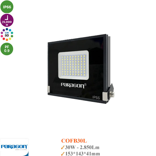 Đèn Led Pha Paragon COFB30L 30W