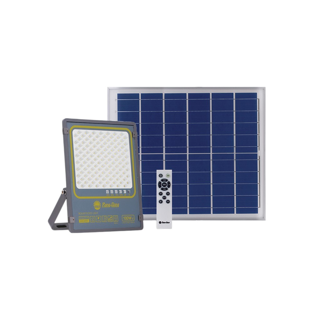 Đèn LED Chiếu Pha Năng Lượng Mặt Trời 100W Rạng Đông CP03