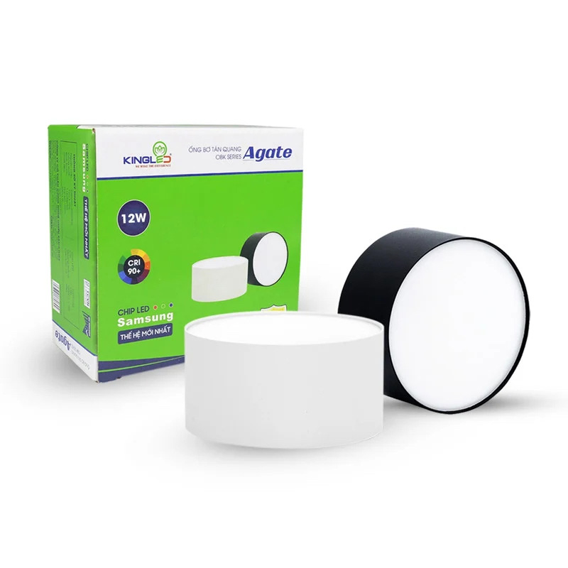 Đèn Led Ống Bơ Tán Quang Agate 8W-12W KINGLED