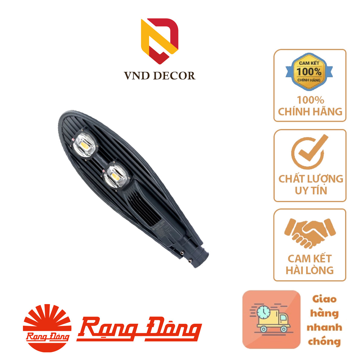Đèn đường LED Rạng Đông CSD02 100W-120W-150W