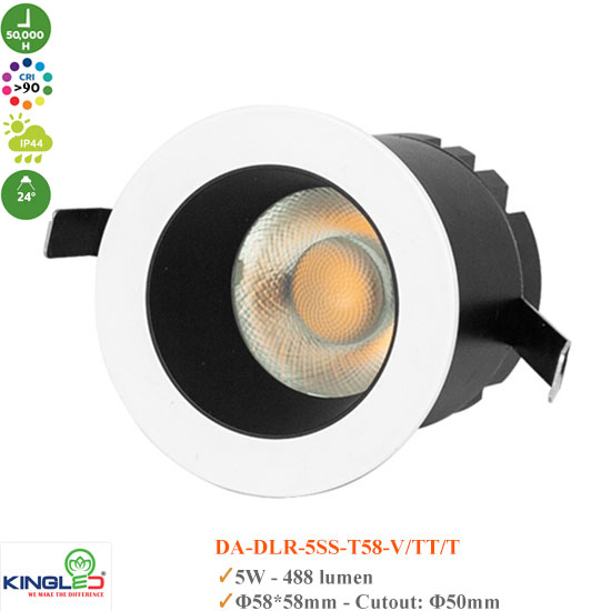 Đèn Spotlight Âm Trần KingLed Seris DA-DLR CORAL