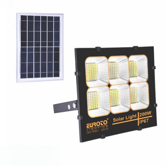 Đèn Pha Năng Lượng Mặt Trời Euroto Solar-65 200W