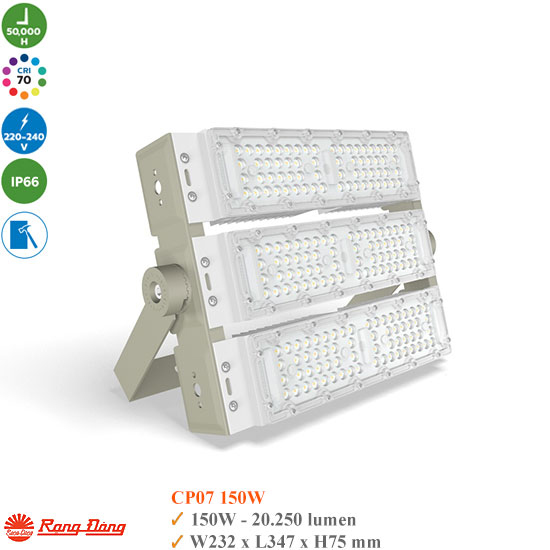 Đèn Pha Led Module Rạng Đông CP07 150W