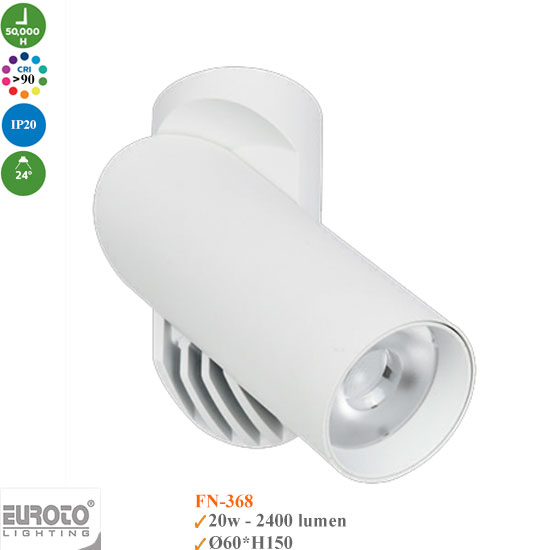 Đèn Rọi Spotlight Đế Ngồi 20W Euroto FN-368/370