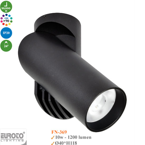 Đèn Rọi Spotlight Đế Ngồi 10W Euroto FN-367/369