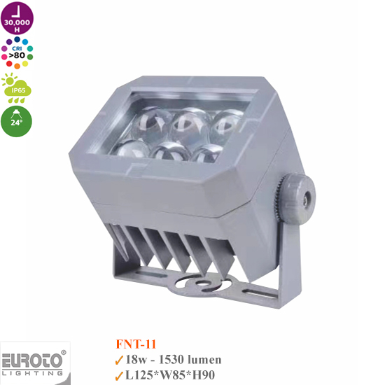 Đèn Spotlight Chiếu Xa 18W Euroto FNT-11/FNT-14