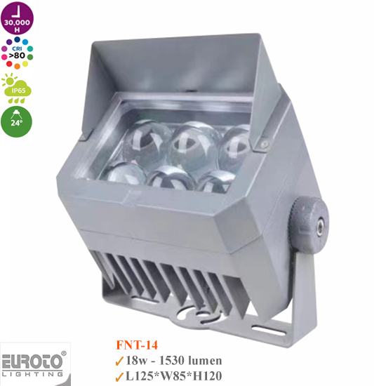 Đèn Spotlight Chiếu Xa 18W Euroto FNT-11/FNT-14