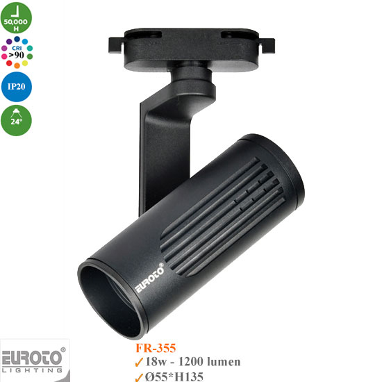 Đèn Ray Rọi Spotlight 18W Euroto FR-352/355