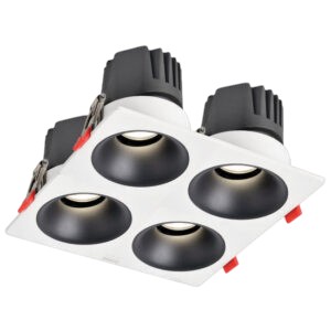 Đèn Âm Trần Spotlight Chống Chói 4x12W Euroto LA-604