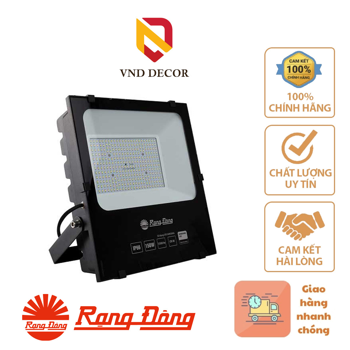 Đèn Led Pha Rạng Đông CP06 150W