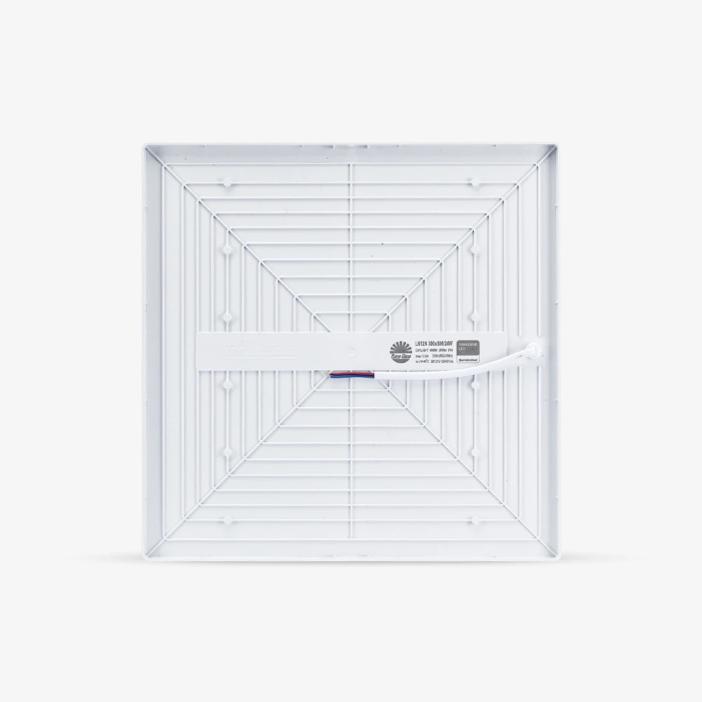 Đèn LED Ốp Trần Vuông LN12N Đế Nhựa RẠNG ĐÔNG