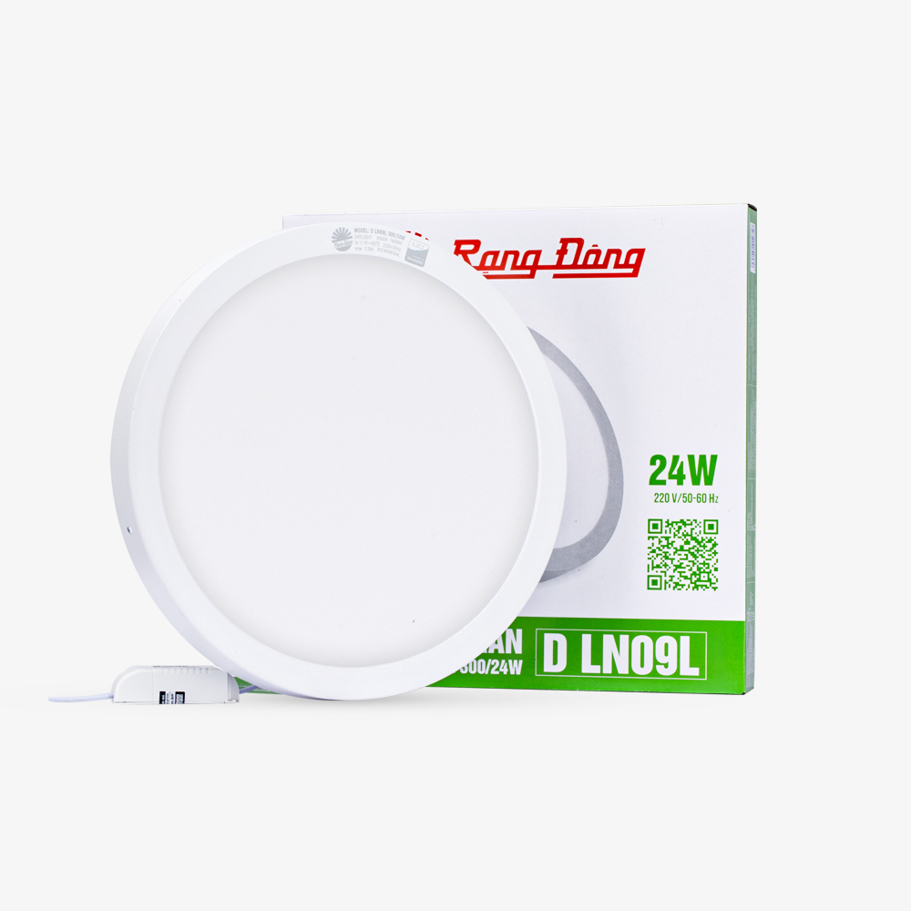 Đèn LED Ốp Trần Tròn LN09 RẠNG ĐÔNG 12W-18W-24W