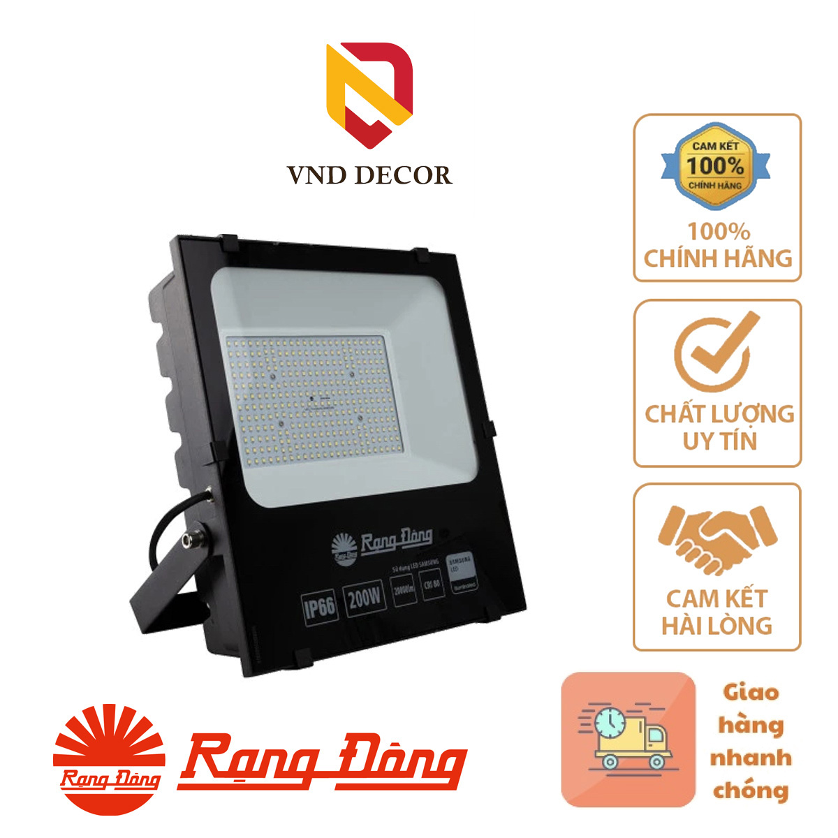 Đèn Led Pha Rạng Đông CP06 200W