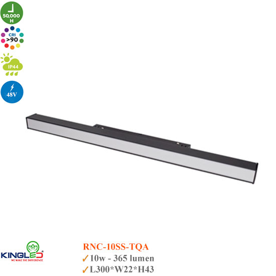 Đèn Ray Nam Châm KingLed RNC-10SS-TQA 10W