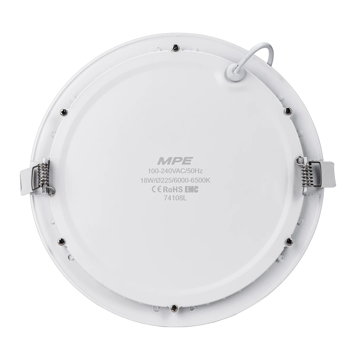 Đèn LED Panel Âm Trần Nhôm Mặt Tròn 18W MPE Seri RPL-18
