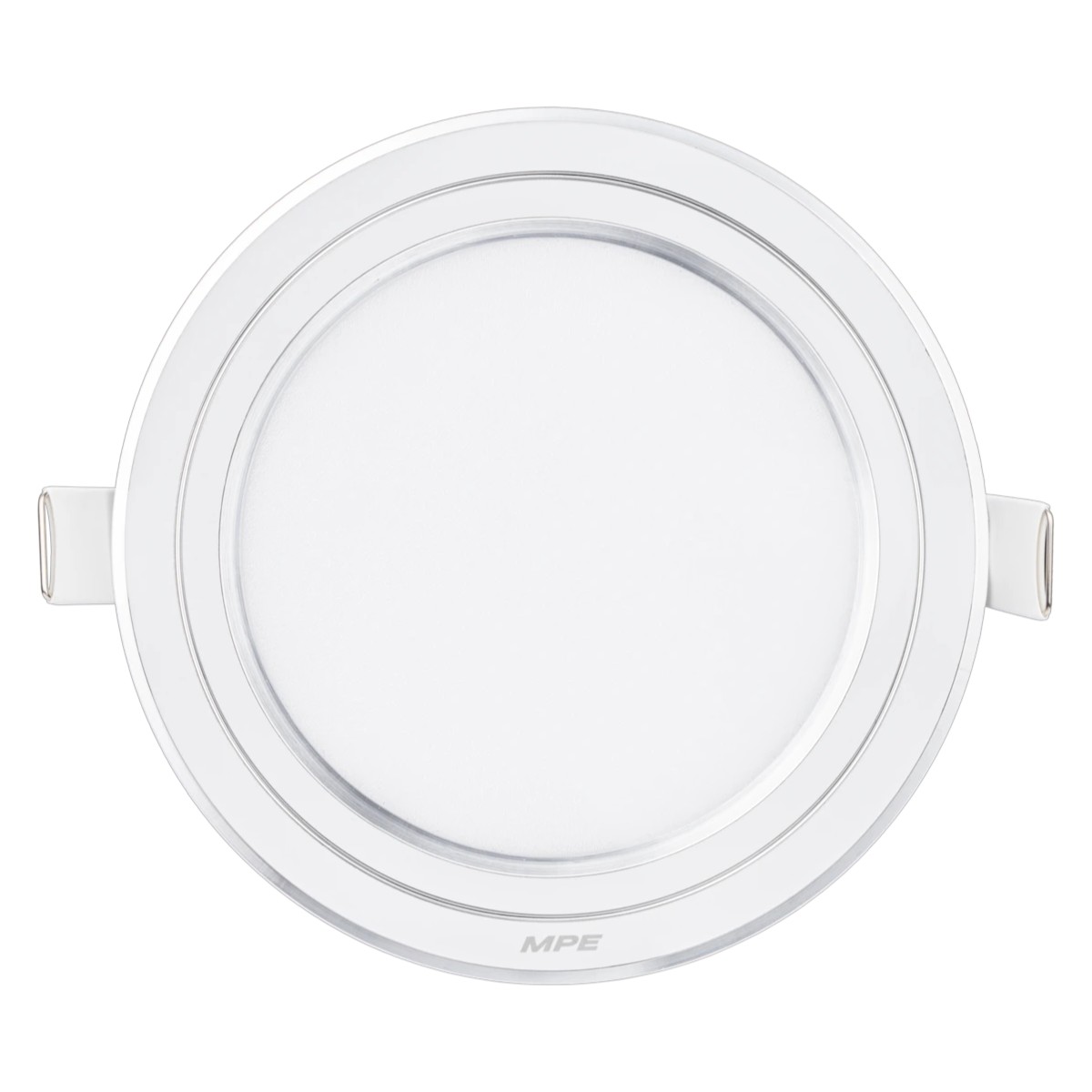 Đèn LED Panel Âm Trần Nhôm Viền Bạc Mặt Tròn 9W MPE RPL-9ST