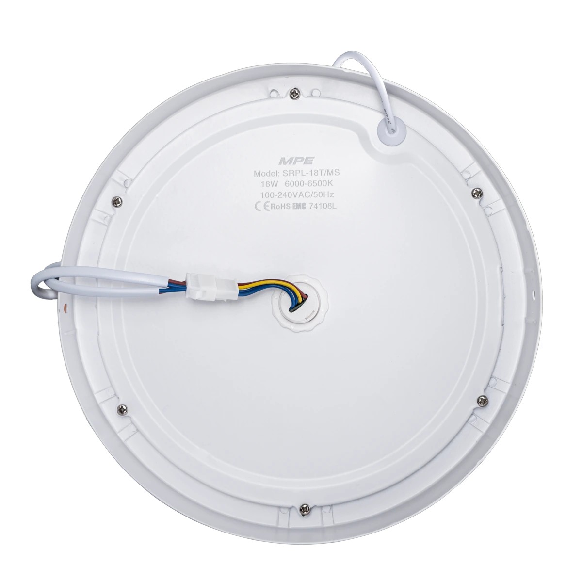 Đèn LED Panel Ốp Nổi Nhôm Mặt Tròn Cảm Biến Chuyển Động 18W Ánh Sáng Trắng SRPL-18T/MS