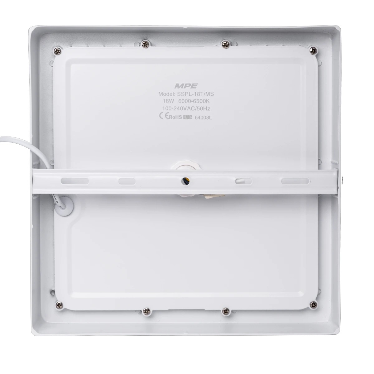 Đèn LED Panel Ốp Nổi Nhôm Mặt Vuông Cảm Biến Chuyển Động 18W Ánh Sáng Trắng SSPL-18T/MS