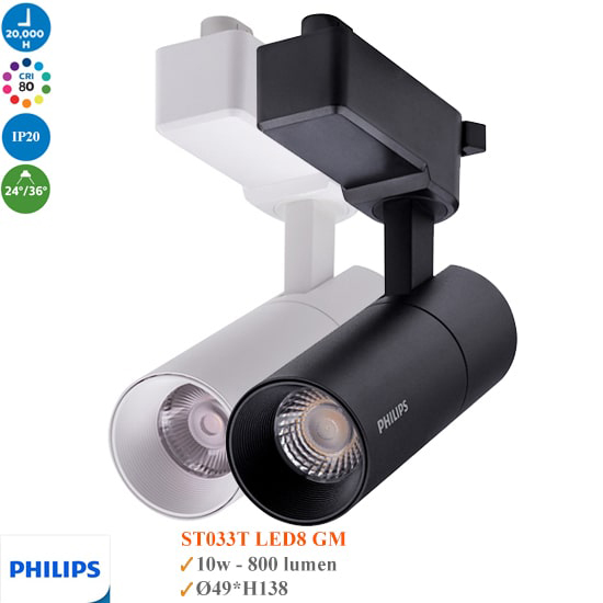 Đèn Led Ray Rọi Philips ST033T Led8 10W