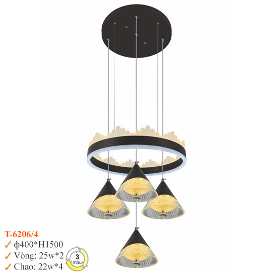 Đèn Thả Euroto T-6206/4