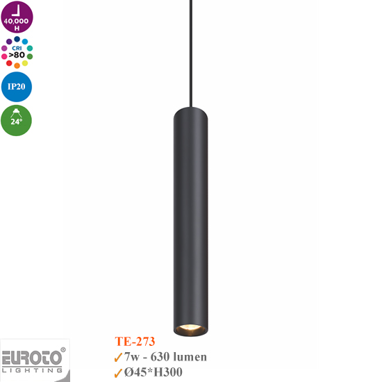 Đèn Thả Spotlight Euroto 7W TE-273