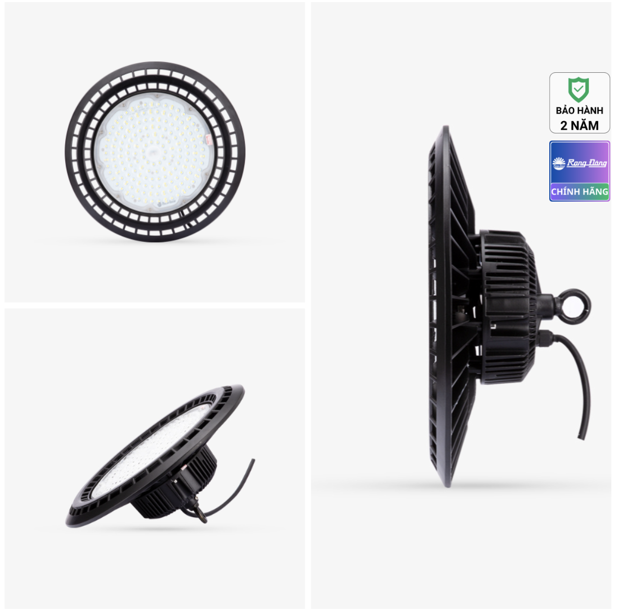 Đèn Led UFO Nhà Xưởng 100W Rạng Đông Model HB03 290/100W